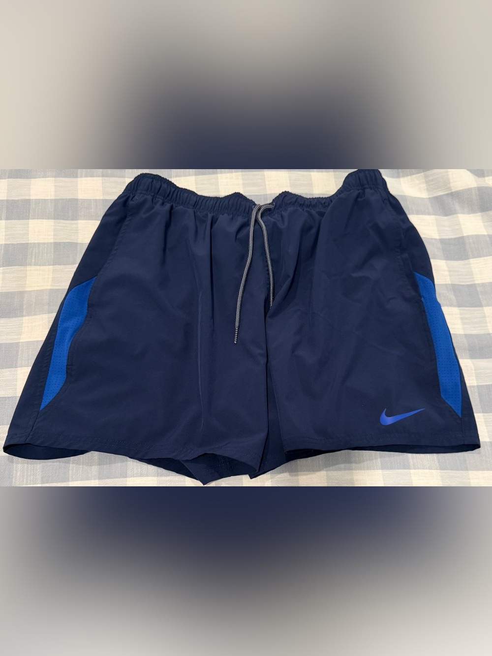 Nike Men’s Navy Blue Athletic DryFit Shorts Size XL